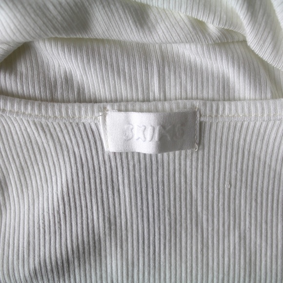 SKIMS Marble Ribbed Sleeveless Slipdress White Soft Lounge Maxi Dress 4X NWT - Picture 6 of 6